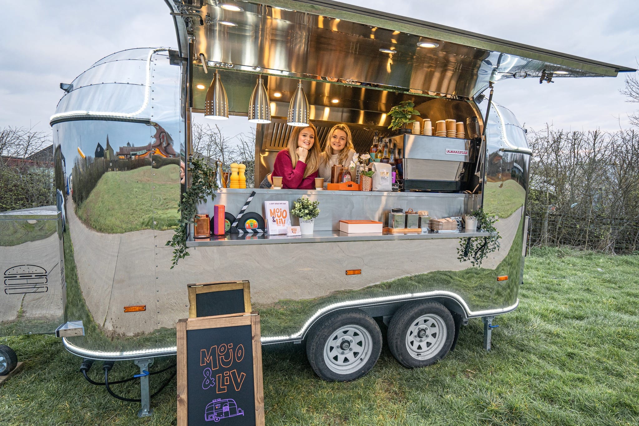 Custom Coffee Trailers and Airstream Pod Trailers for street catering