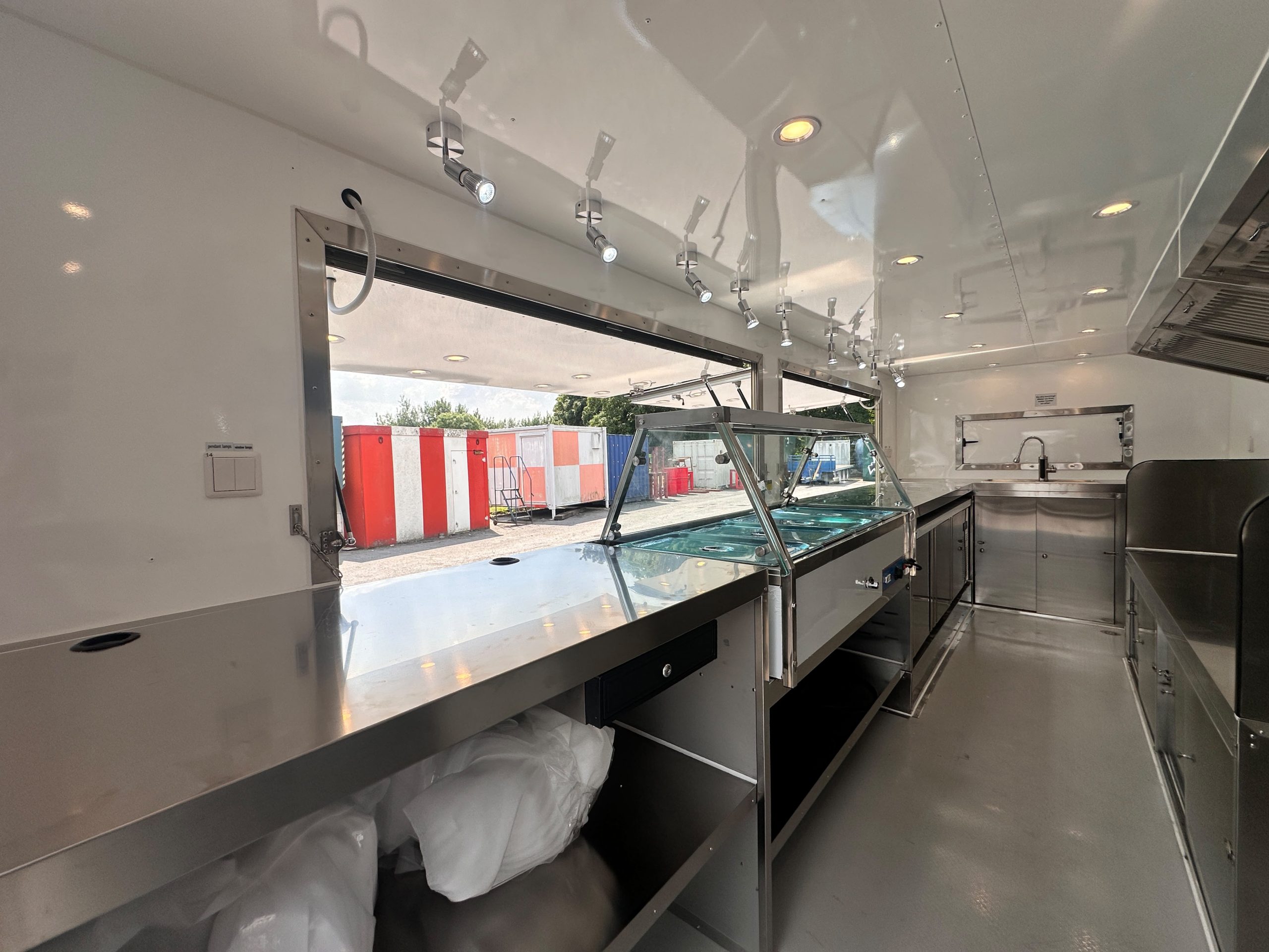 5.5m Black Container Trailer — Fridge & Extraction - Image 5