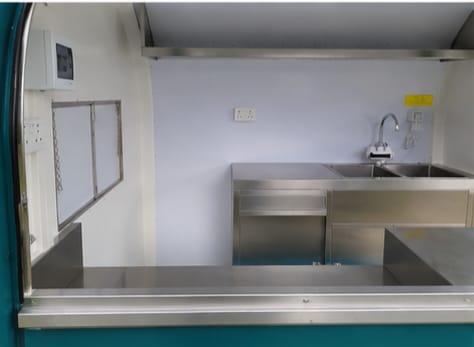 2.3m RAL 5020 Catering Pod - Image 7