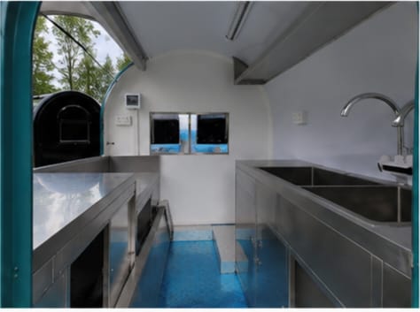 2.3m RAL 5020 Catering Pod - Image 6