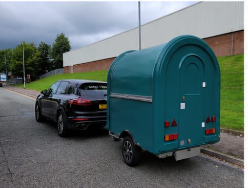 2.3m RAL 5020 Catering Pod - Image 2