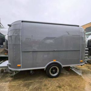 3.8m Grey Airstream — Fridge & Extraction