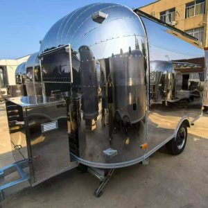 3.8m Stainless Steel Airstream — Fridge & Extraction